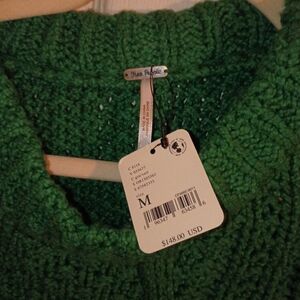 NWT Free People Green Women's Sweater